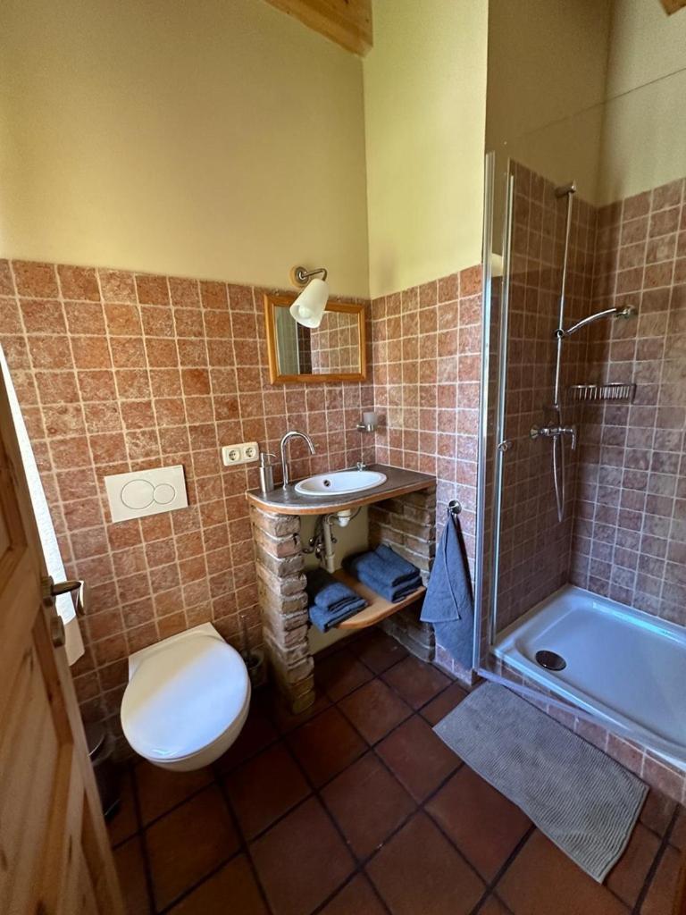 Stilvolle Unterkunft Auf Romantischem Pferdehof Rehagen Exterior foto